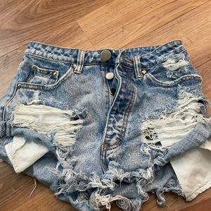 Jean short shorts perfect for beach